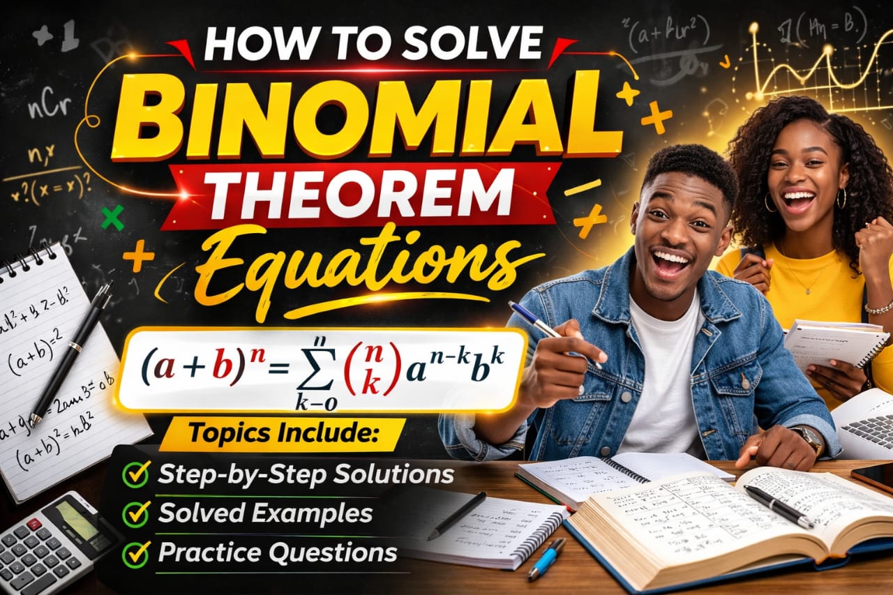 Easy way to solve bionomial theorem (equations) using the general fomular